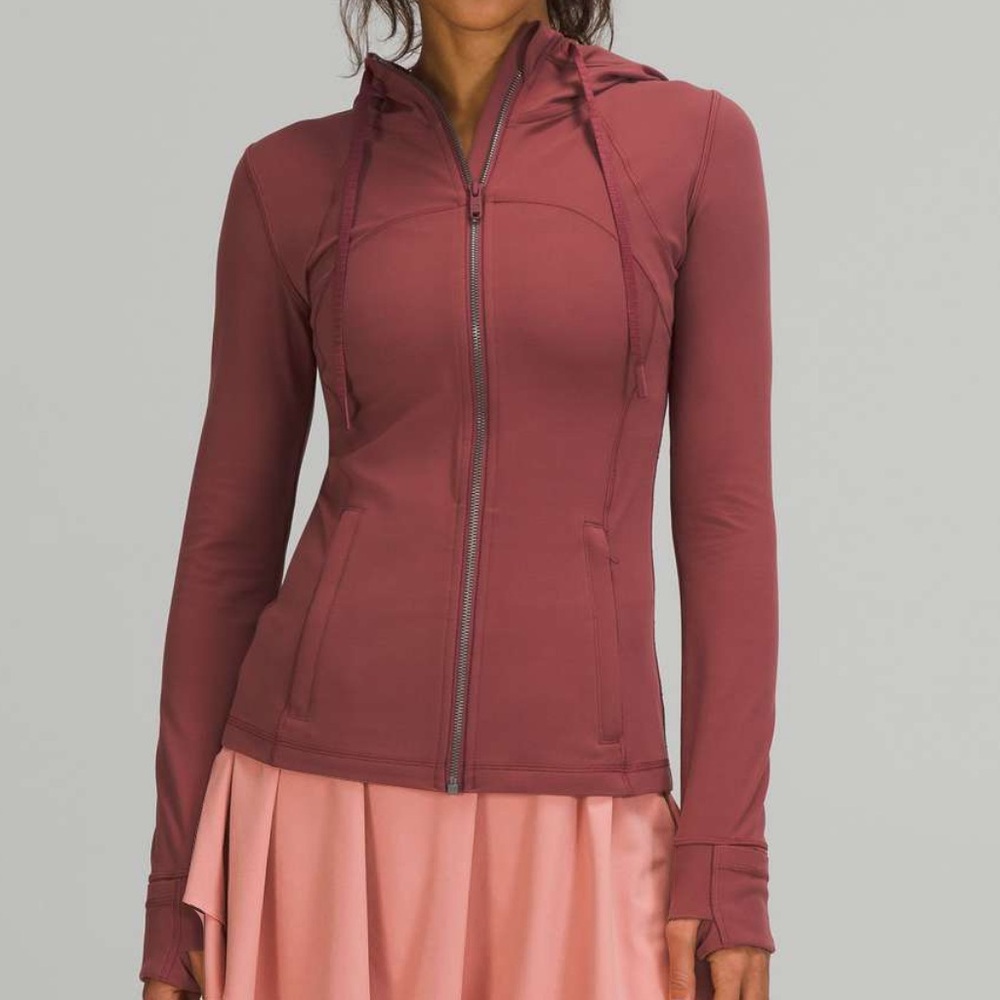 ❤️NWT HOODED DEFINE JACKET IN NULU FABRIC - Picture 4 of 14
